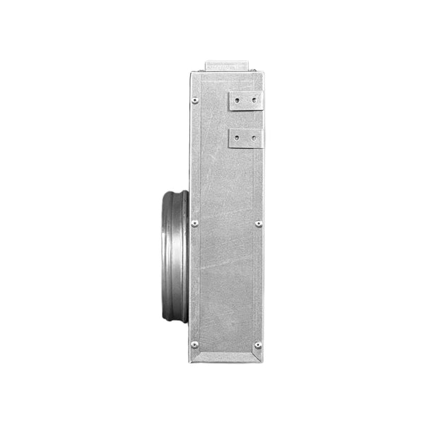Side of 12 Inch 1 Slot Linear Slot Plenum Box - Linear Slot Diffuser Plenum - Texas Buildmart - AC Vent Covers - Linear Plenum Box