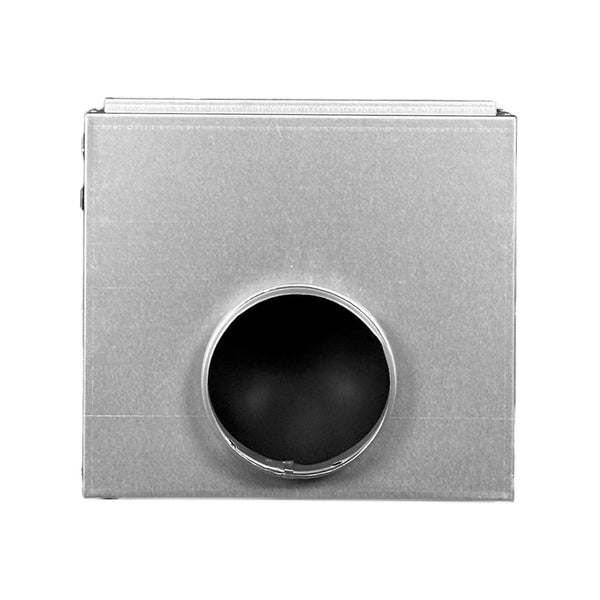 Top of 12 Inch 1 Slot Linear Slot Plenum Box - Linear Slot Diffuser Plenum - Texas Buildmart - AC Vent Covers - Linear Plenum Box