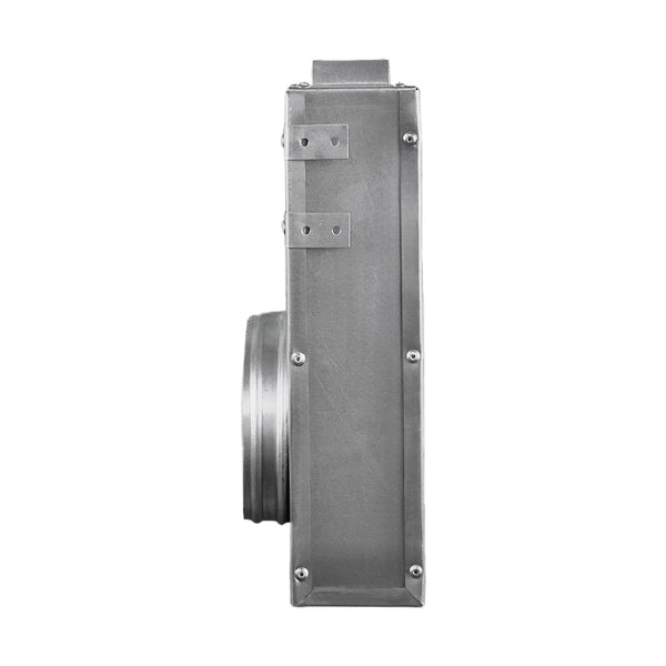 Side of 18 Inch 1 Slot Linear Air Vent Plenum Box - 18 Inch 1 Slot Linear Diffuser HVAC Duct - Texas Buildmart