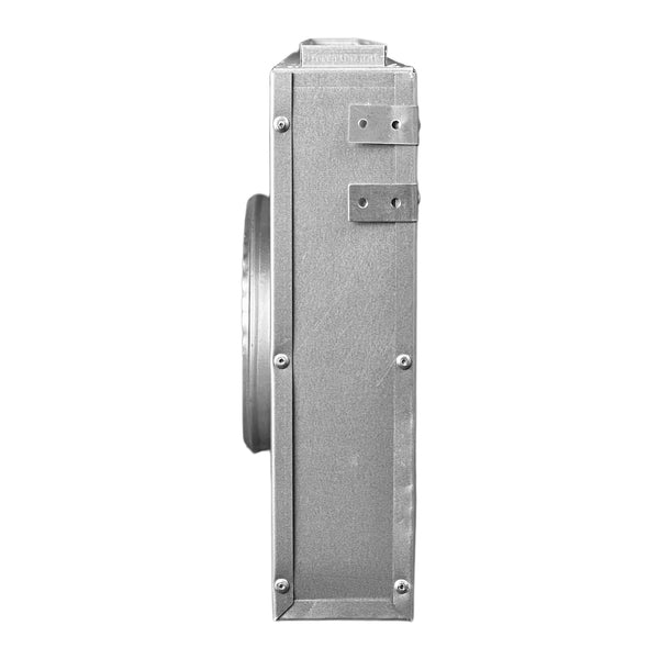 Side of 36 Inch 1 Slot Linear Air Vent Plenum Box - 36 Inch 1 Slot Linear Diffuser HVAC Duct - Texas Buildmart