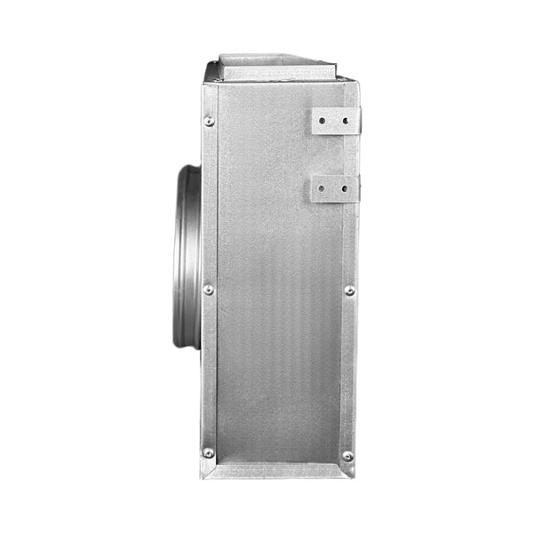 Side of 36 Inch 2 Slot Linear Air Vent Plenum Box - 36 Inch 2 Slot Linear Diffuser HVAC Duct - Texas Buildmart