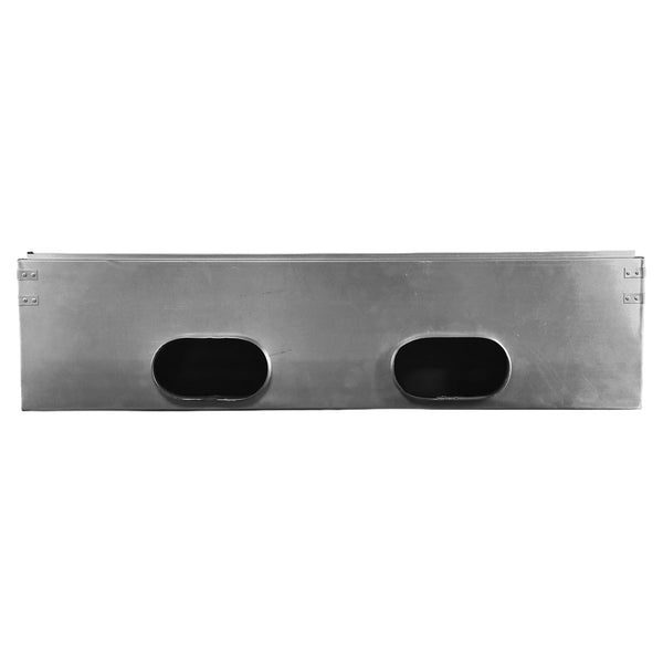 Top of 48 Inch 1 Slot Linear Air Vent Plenum Box - 48 Inch 1 Slot Linear Diffuser HVAC Duct - Texas Buildmart