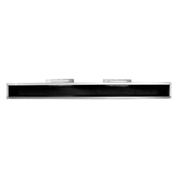 Front of 48 Inch 2 Slot Linear Air Vent Plenum Box - 48 Inch 2 Slot Linear Diffuser HVAC Duct - Texas Buildmart