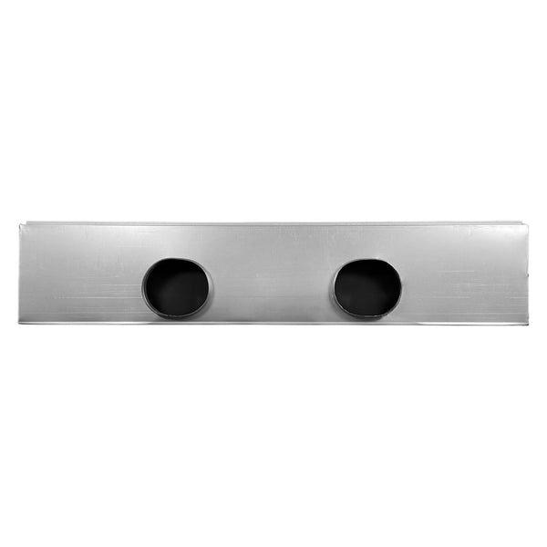 Top of 60 Inch 1 Slot Linear Air Vent Plenum Box - 60 Inch 1 Slot Linear Diffuser HVAC Duct - Texas Buildmart