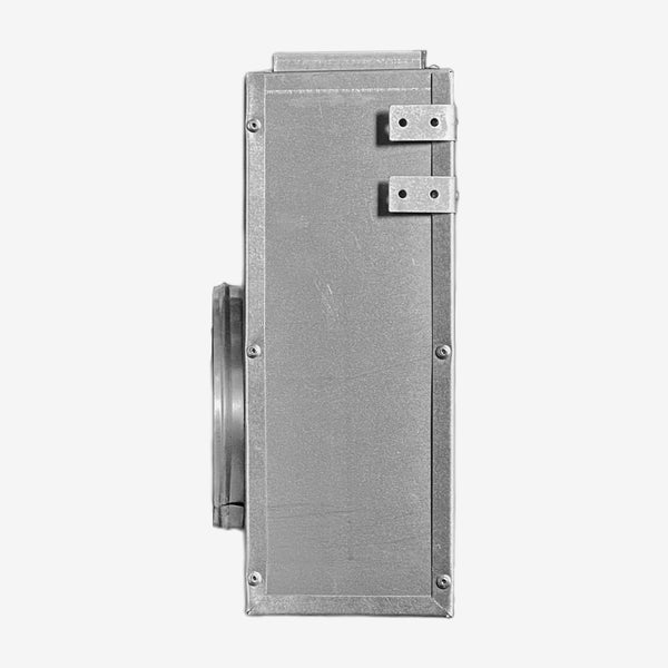 Side of 60 Inch 2 Slot Linear Air Vent Plenum Box - 60 Inch 2 Slot Linear Diffuser HVAC Duct - Texas Buildmart
