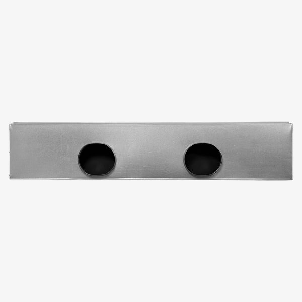 Top of 60 Inch 2 Slot Linear Air Vent Plenum Box - 60 Inch 2 Slot Linear Diffuser HVAC Duct - Texas Buildmart