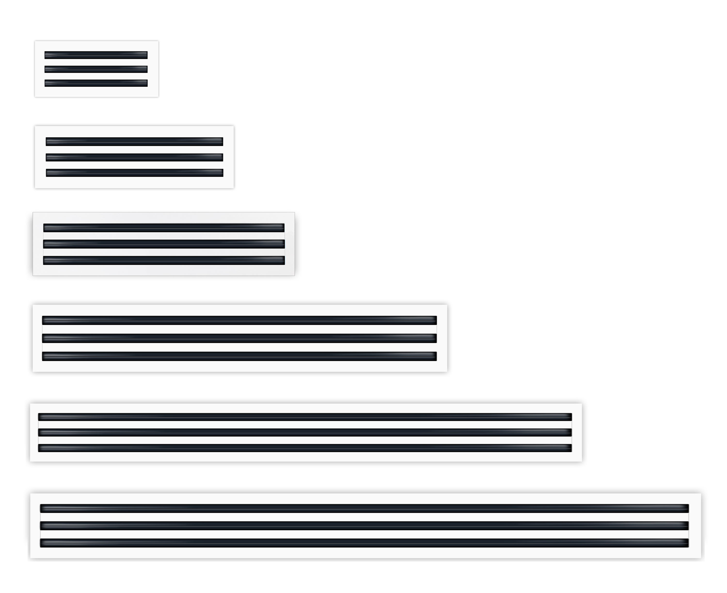 Texas Buildmart BUILDMART - 60 2 Slot Linear Slot Diffuser - Double Slot - White Decorative Air Vent - Modern Vent / Size: 2 H x 3.5 W x 60 L Texas Buildmart BUILDMART - 60 2 Slot Linear Slot Diffuser - Double Slot - White Decorative Air Vent - Modern Vent / Size: 2 H x 3.5 W x 60 L