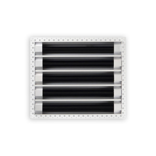 BUILDMART - 12x10 Mud In Air Vent Cover - Drywall Mud-in White Air Vent - Mud Linear Slot Diffuser - Register Grille for Ceiling and Walls - Texas Buildmart