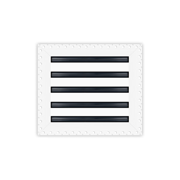 BUILDMART - 12x10 Mud In Air Vent Cover - Drywall Mud-in White Air Vent - Mud Linear Slot Diffuser - Register Grille for Ceiling and Walls - Texas Buildmart