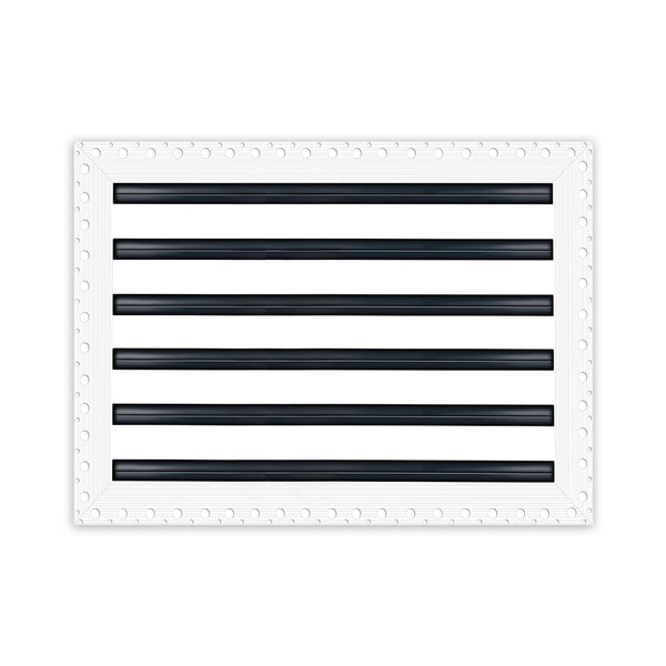 BUILDMART - 14x12 Mud In Air Vent Cover - Drywall Mud-in White Air Vent - Mud Linear Slot Diffuser - Register Grille for Ceiling and Walls - Texas Buildmart