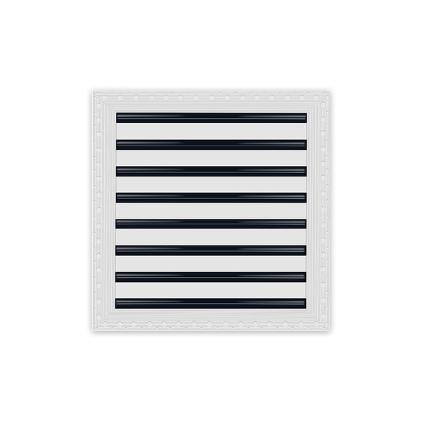 BUILDMART - 16x16 Mud In Air Vent Cover - Drywall Mud-in White Air Vent - Mud Linear Slot Diffuser - Register Grille for Ceiling and Walls - Texas Buildmart