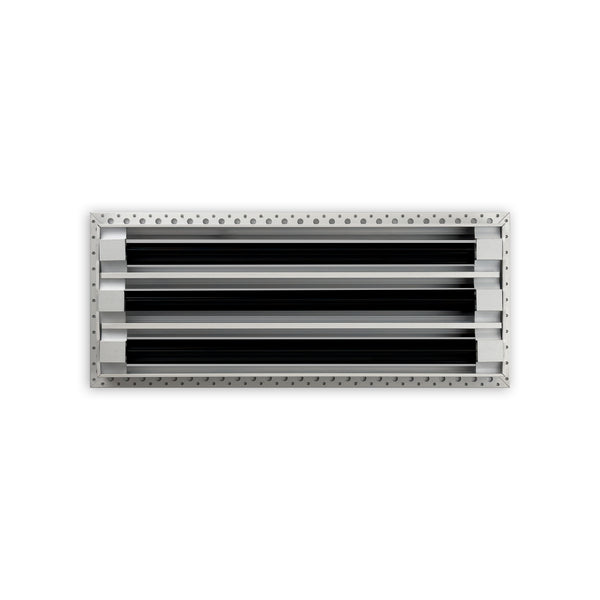 BUILDMART - 16x6 Mud In Air Vent Cover - Drywall Mud-in White Air Vent - Mud Linear Slot Diffuser - Register Grille for Ceiling and Walls - Texas Buildmart