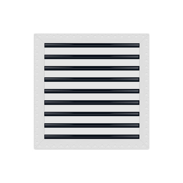 BUILDMART - 18x18 Mud In Air Vent Cover - Drywall Mud-in White Air Vent - Mud Linear Slot Diffuser - Register Grille for Ceiling and Walls - Texas Buildmart