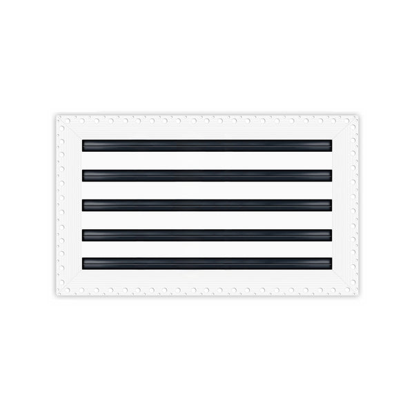 BUILDMART - 20x10 Mud In Air Vent Cover - Drywall Mud-in White Air Vent - Mud Linear Slot Diffuser - Register Grille for Ceiling and Walls - Texas Buildmart