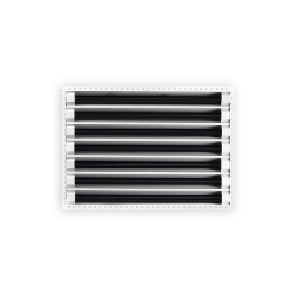BUILDMART - 20x14 Mud In Air Vent Cover - Drywall Mud-in White Air Vent - Mud Linear Slot Diffuser - Register Grille for Ceiling and Walls - Texas Buildmart