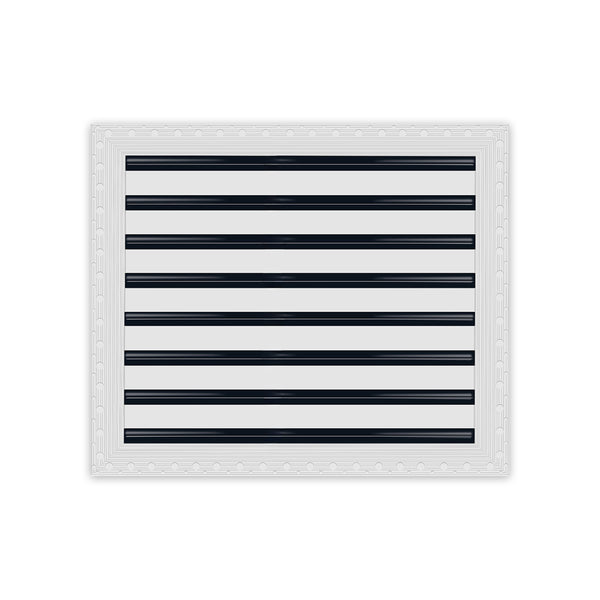 BUILDMART - 20x16 Mud In Air Vent Cover - Drywall Mud-in White Air Vent - Mud Linear Slot Diffuser - Register Grille for Ceiling and Walls - Texas Buildmart
