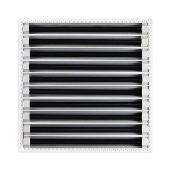 BUILDMART - 20x20 Mud In Air Vent Cover - Drywall Mud-in White Air Vent - Mud Linear Slot Diffuser - Register Grille for Ceiling and Walls - Texas Buildmart