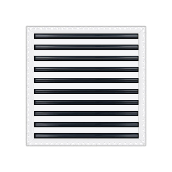 BUILDMART - 20x20 Mud In Air Vent Cover - Drywall Mud-in White Air Vent - Mud Linear Slot Diffuser - Register Grille for Ceiling and Walls - Texas Buildmart