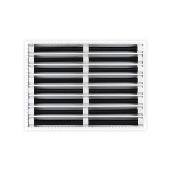 BUILDMART - 22x16 Mud In Air Vent Cover - Drywall Mud-in White Air Vent - Mud Linear Slot Diffuser - Register Grille for Ceiling and Walls - Texas Buildmart