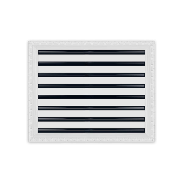 BUILDMART - 22x16 Mud In Air Vent Cover - Drywall Mud-in White Air Vent - Mud Linear Slot Diffuser - Register Grille for Ceiling and Walls - Texas Buildmart