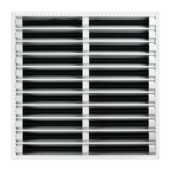 BUILDMART - 22x22 Mud In Air Vent Cover - Drywall Mud-in White Air Vent - Mud Linear Slot Diffuser - Register Grille for Ceiling and Walls - Texas Buildmart
