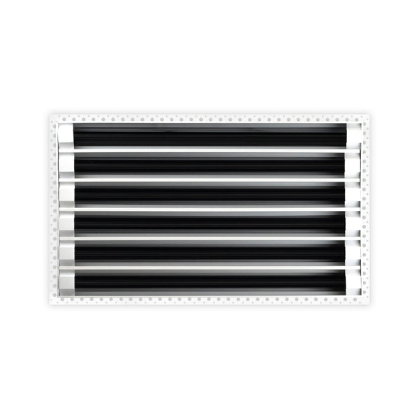 BUILDMART - 24x12 Mud In Air Vent Cover - Drywall Mud-in White Air Vent - Mud Linear Slot Diffuser - Register Grille for Ceiling and Walls - Texas Buildmart