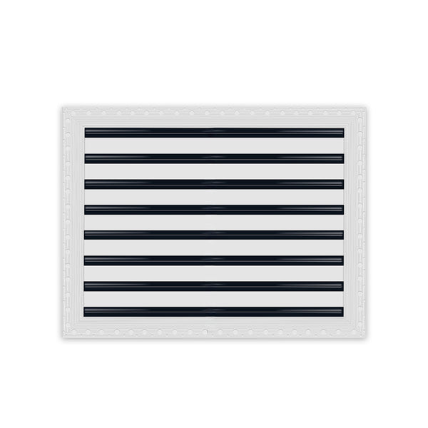 BUILDMART - 24x16 Mud In Air Vent Cover - Drywall Mud-in White Air Vent - Mud Linear Slot Diffuser - Register Grille for Ceiling and Walls - Texas Buildmart
