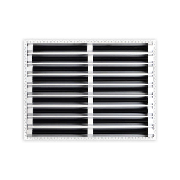 BUILDMART - 24x18 Mud In Air Vent Cover - Drywall Mud-in White Air Vent - Mud Linear Slot Diffuser - Register Grille for Ceiling and Walls - Texas Buildmart