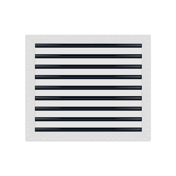 BUILDMART - 24x18 Mud In Air Vent Cover - Drywall Mud-in White Air Vent - Mud Linear Slot Diffuser - Register Grille for Ceiling and Walls - Texas Buildmart
