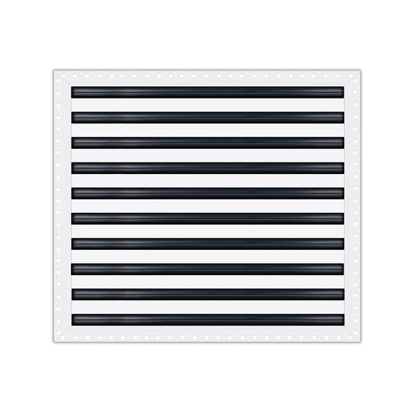 BUILDMART - 24x20 Mud In Air Vent Cover - Drywall Mud-in White Air Vent - Mud Linear Slot Diffuser - Register Grille for Ceiling and Walls - Texas Buildmart