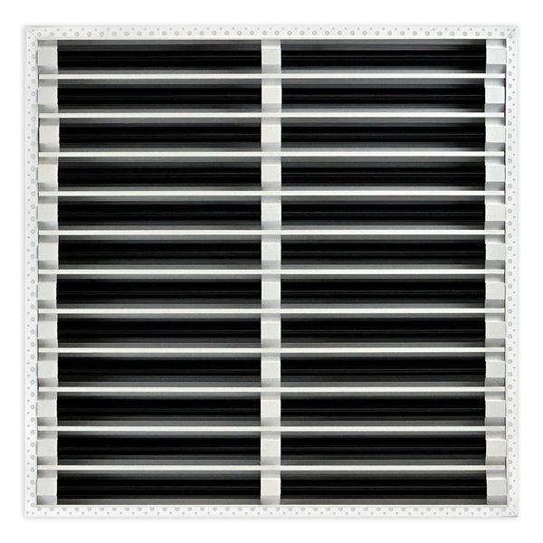 BUILDMART - 24x24 Mud In Air Vent Cover - Drywall Mud-in White Air Vent - Mud Linear Slot Diffuser - Register Grille for Ceiling and Walls - Texas Buildmart
