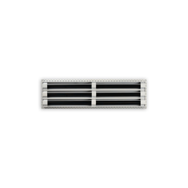 BUILDMART - 24x6 Mud In Air Vent Cover - Drywall Mud-in White Air Vent - Mud Linear Slot Diffuser - Register Grille for Ceiling and Walls - Texas Buildmart