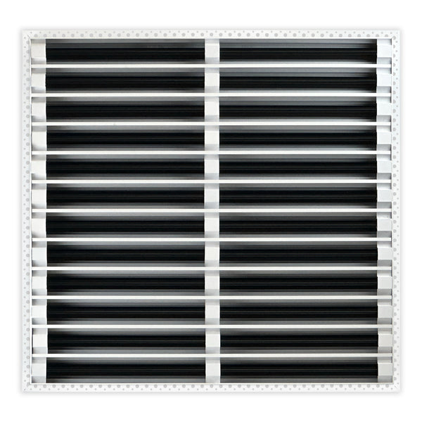 BUILDMART - 25x24 Mud In Air Vent Cover - Drywall Mud-in White Air Vent - Mud Linear Slot Diffuser - Register Grille for Ceiling and Walls - Texas Buildmart