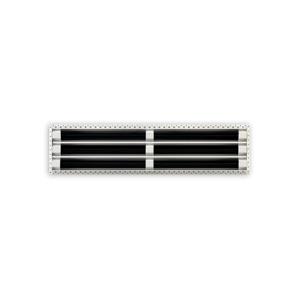 BUILDMART - 26x6 Mud In Air Vent Cover - Drywall Mud-in White Air Vent - Mud Linear Slot Diffuser - Register Grille for Ceiling and Walls - Texas Buildmart