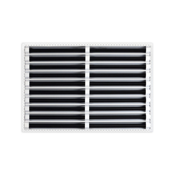 BUILDMART - 30x20 Mud In Air Vent Cover - Drywall Mud-in White Air Vent - Mud Linear Slot Diffuser - Register Grille for Ceiling and Walls - Texas Buildmart