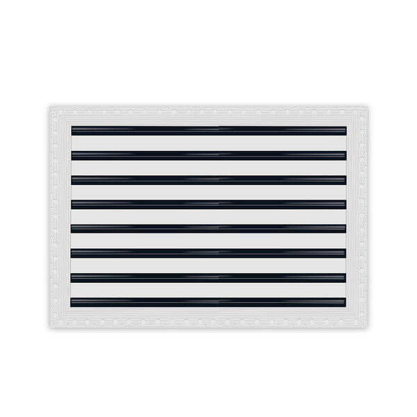 BUILDMART - 30x16 Mud In Air Vent Cover - Drywall Mud-in White Air Vent - Mud Linear Slot Diffuser - Register Grille for Ceiling and Walls - Texas Buildmart