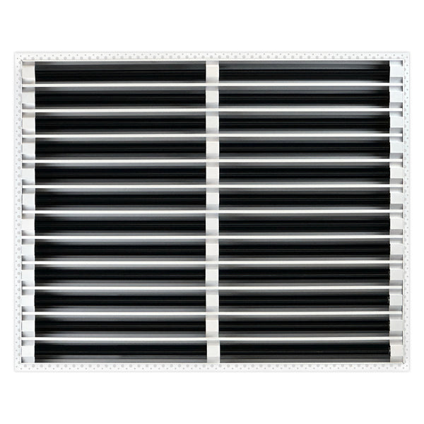 BUILDMART - 30x24 Mud In Air Vent Cover - Drywall Mud-in White Air Vent - Mud Linear Slot Diffuser - Register Grille for Ceiling and Walls - Texas Buildmart