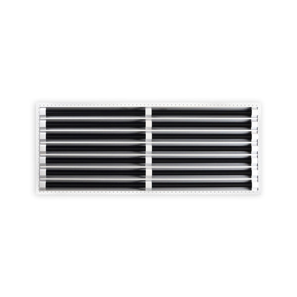 BUILDMART - 36x14 Mud In Air Vent Cover - Drywall Mud-in White Air Vent - Mud Linear Slot Diffuser - Register Grille for Ceiling and Walls - Texas Buildmart