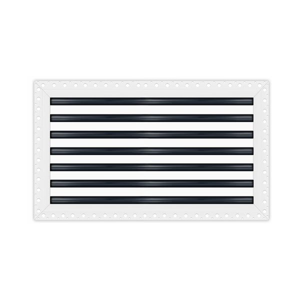 BUILDMART - 36x14 Mud In Air Vent Cover - Drywall Mud-in White Air Vent - Mud Linear Slot Diffuser - Register Grille for Ceiling and Walls - Texas Buildmart