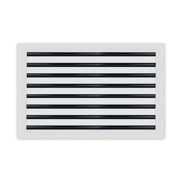 BUILDMART - 36x16 Mud In Air Vent Cover - Drywall Mud-in White Air Vent - Mud Linear Slot Diffuser - Register Grille for Ceiling and Walls - Texas Buildmart
