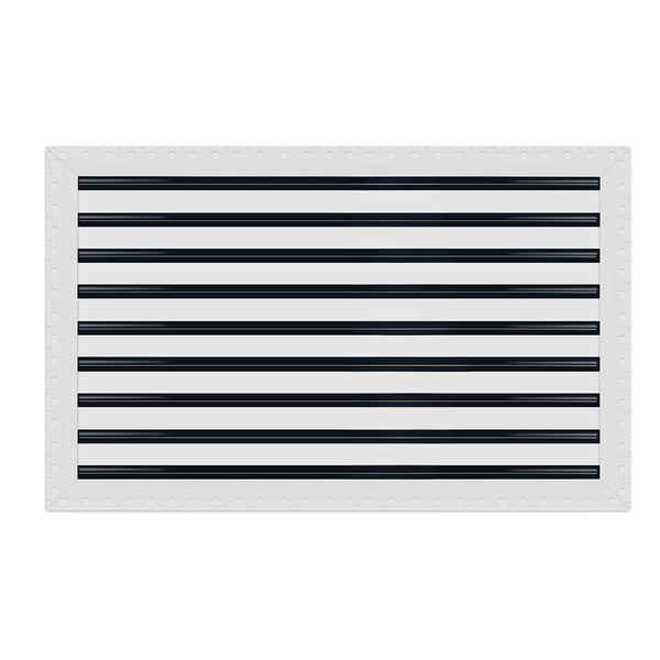 BUILDMART - 36x18 Mud In Air Vent Cover - Drywall Mud-in White Air Vent - Mud Linear Slot Diffuser - Register Grille for Ceiling and Walls - Texas Buildmart