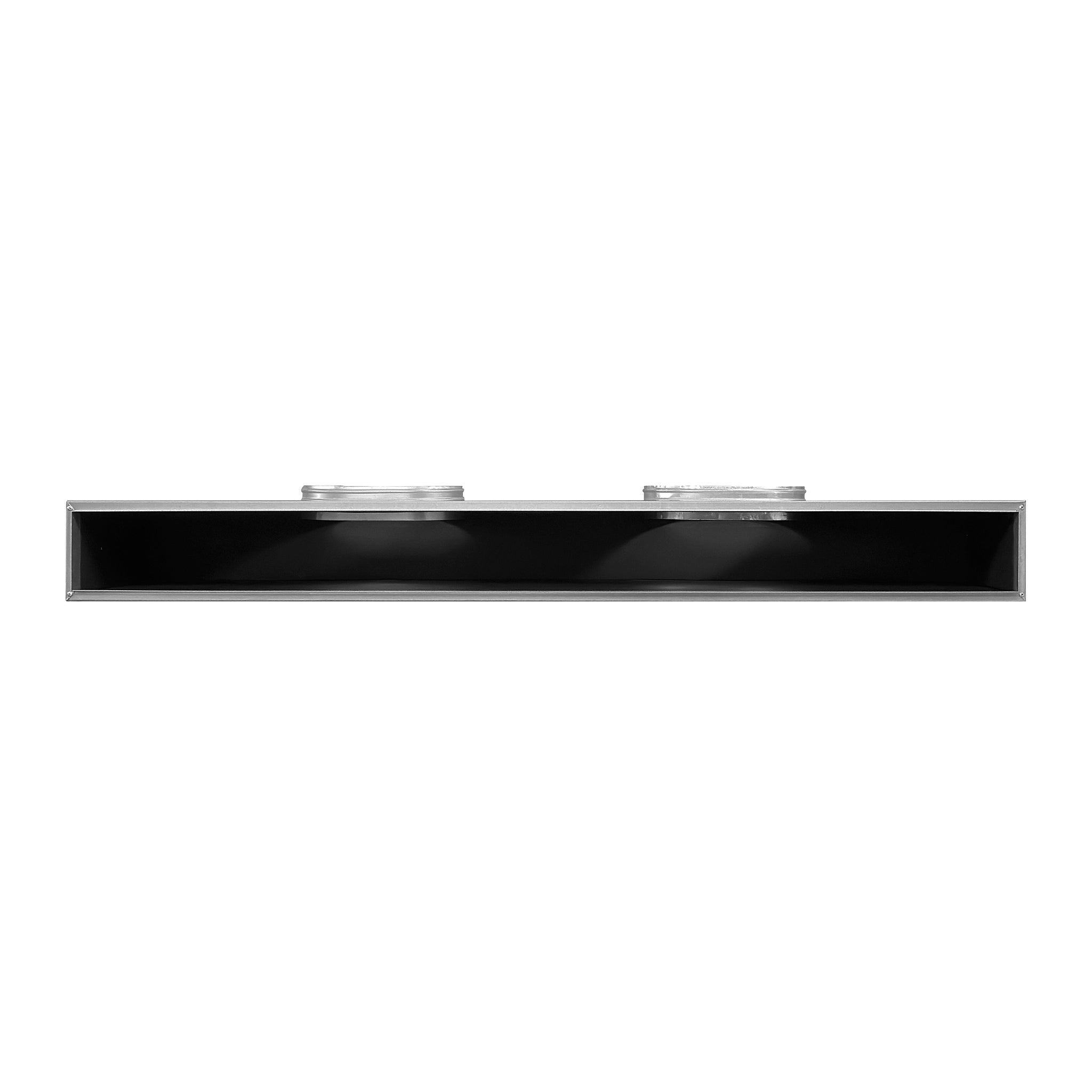 Front of 60 Inch 3 Slot Linear Air Vent Plenum Box - 60 Inch 3 Slot Linear Diffuser HVAC Duct - Texas Buildmart