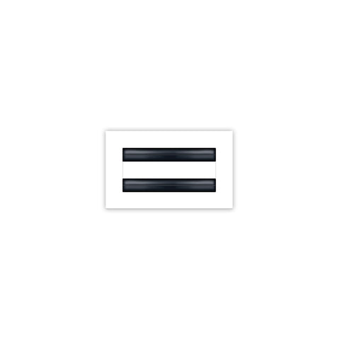 BUILDMART - 6x4 Modern AC Vent Cover - Decorative White Air Vent - Standard Linear Slot Diffuser - Register Grille for Ceiling, Walls & Floors - Texas Buildmart
