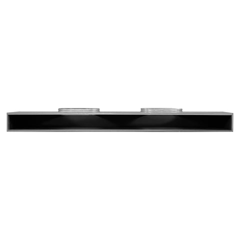 Front of 72 Inch 2 Slot Linear Air Vent Plenum Box - 72 Inch 2 Slot Linear Diffuser HVAC Duct - Texas Buildmart
