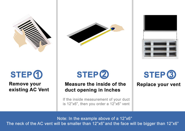 How to Install of 24x24 Modern Air Vent Cover White - 24x24 Standard Linear Slot Diffuser White - Texas Buildmart